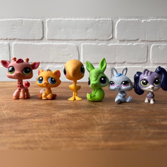 LPS Littlest Pet Shop LOT Rainbow Animals 6pc. - Picture 8 of 11
